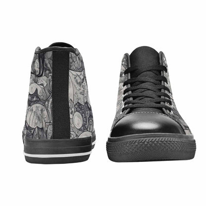 MEN'S Wolves Everywhere Collage High Top Canvas Dreamcore Sneakers
