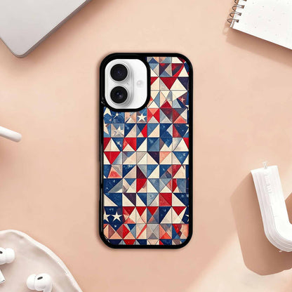 iPhone 17 Case — Small American Flag Stars Galaxy Space, Unique Phone Case Design
