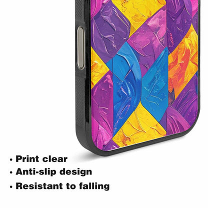 iPhone 15 Pro Max Case — Pansexual Flag Color Theme Small Rainbow, Custom Designed Case Cover