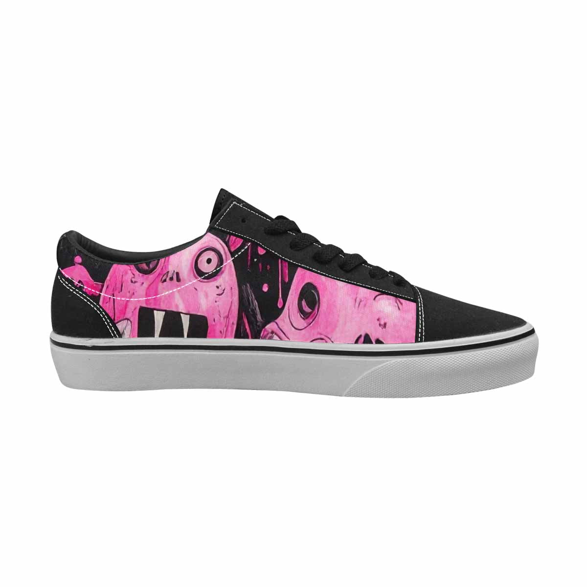 WOMEN'S Monsters (general) Lace-Up Canvas Surreal Shoes