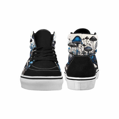 MEN'S Mushrooms (general) High Top Canvas Vivid Sneakers