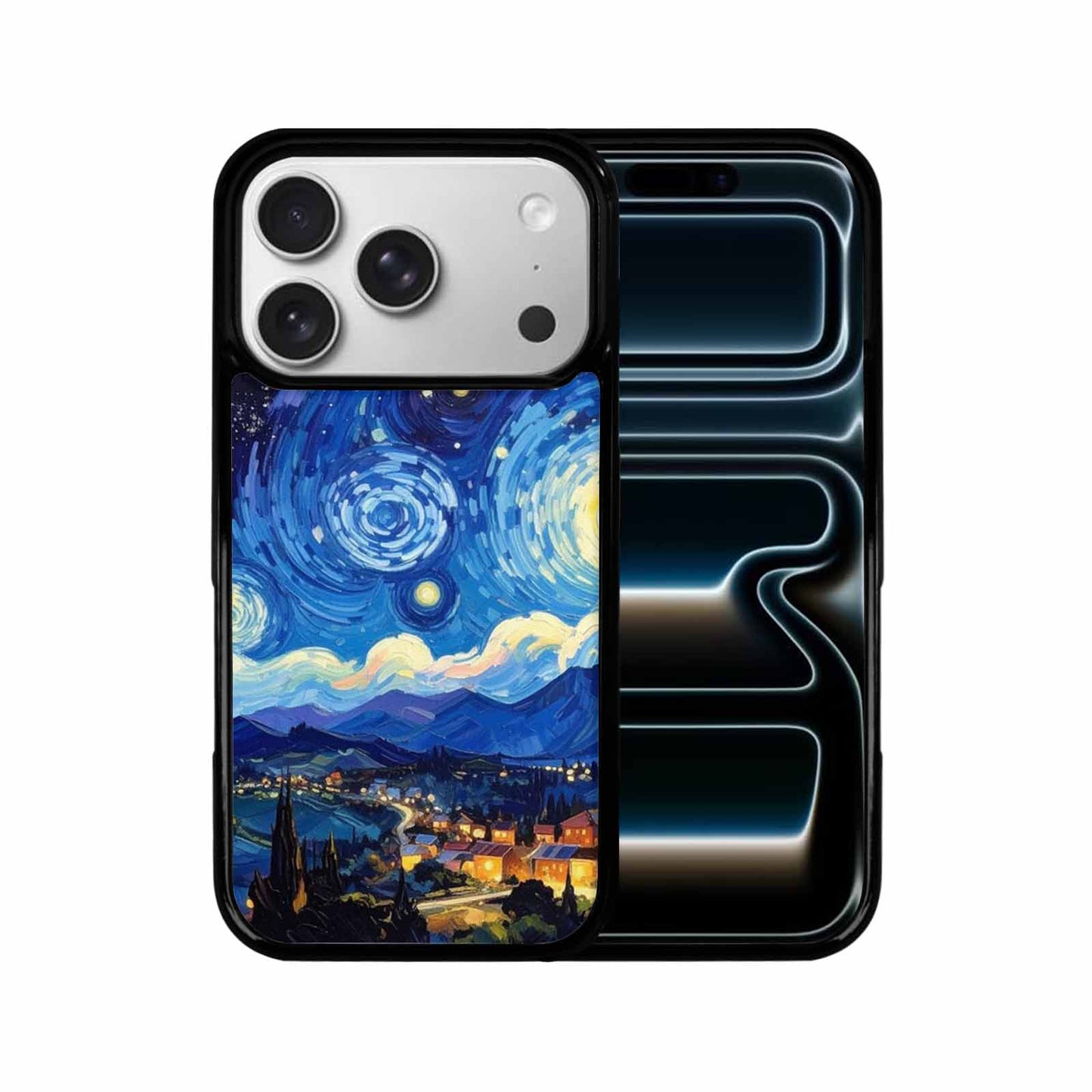 iPhone 17 Pro Case — Starry Night Van Gogh Paint Galaxy, Customized Protective Case