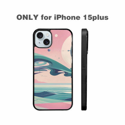 iPhone 15 Plus Case — 1930s European Surrealist Art Style Dreamlike, Custom Art Phone Cover