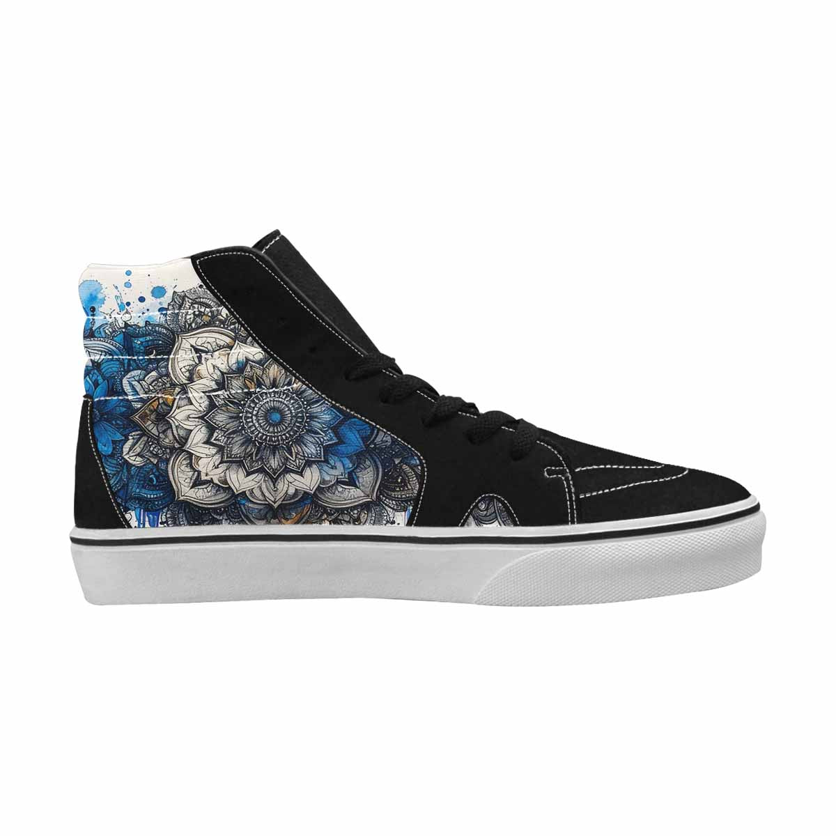 MEN'S Mandala Medallion High Top Canvas Cottagecore Sneakers