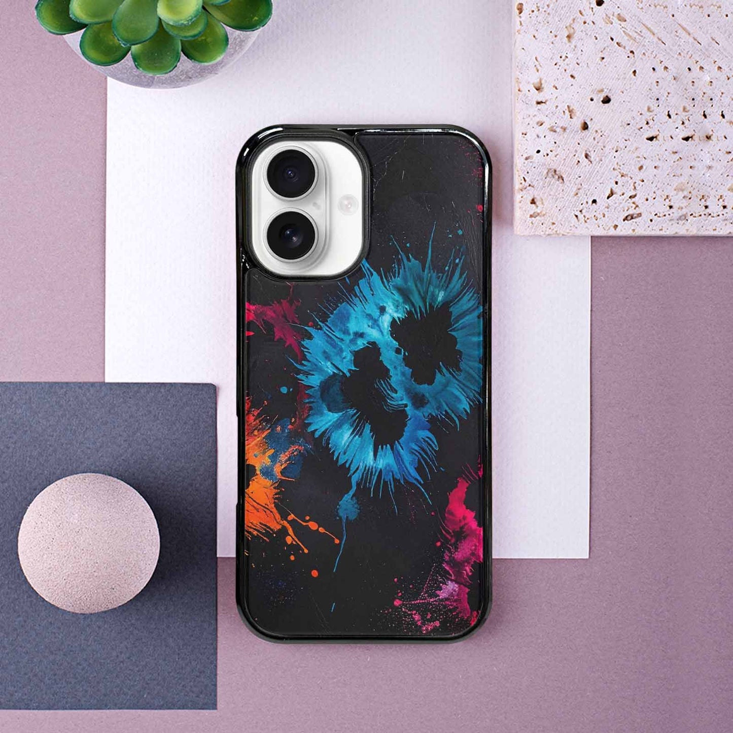 iPhone 16 Case — Dark Animal Print, Custom Printed Phone Case