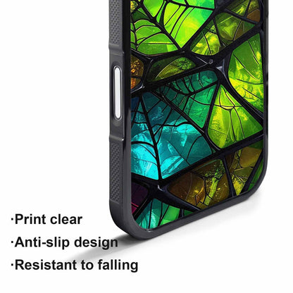iPhone 17 Air Case — Neon Camo Spider Web Camo, Personalized Phone Case