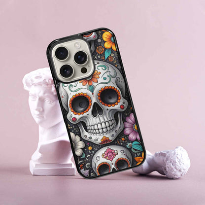 iPhone 16 Pro Case — Greyscale Black And White Dark Black, Custom Print Case Cover