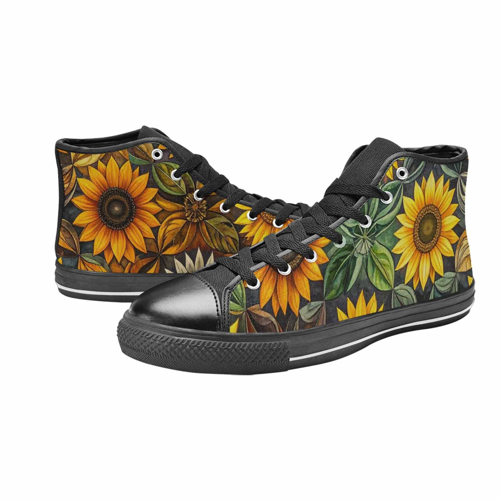 WOMEN'S Blend Melt Them High Top Canvas Surreal Custom Shoes