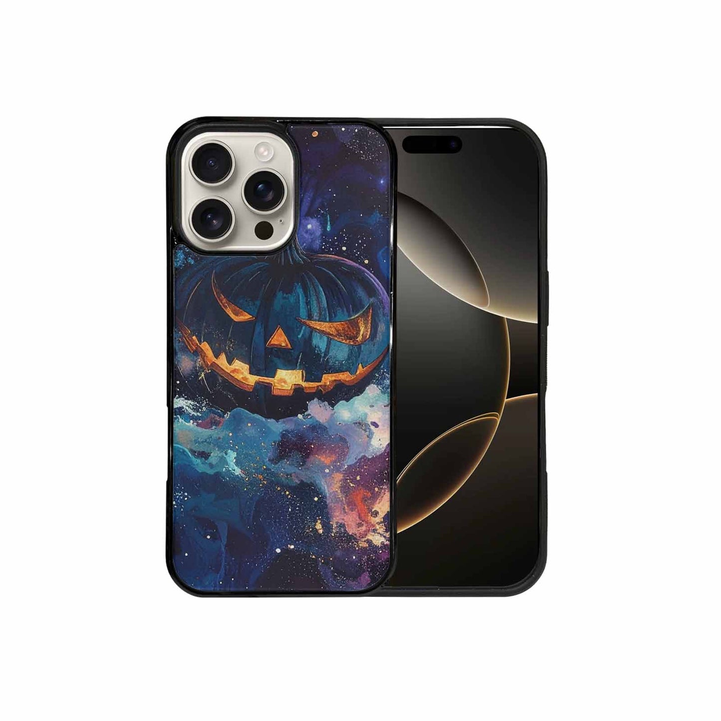 iPhone 16 Pro Max Case — Eamless Repeating Pattern Of Overlapping Pumpkin, Custom Print Case Cover