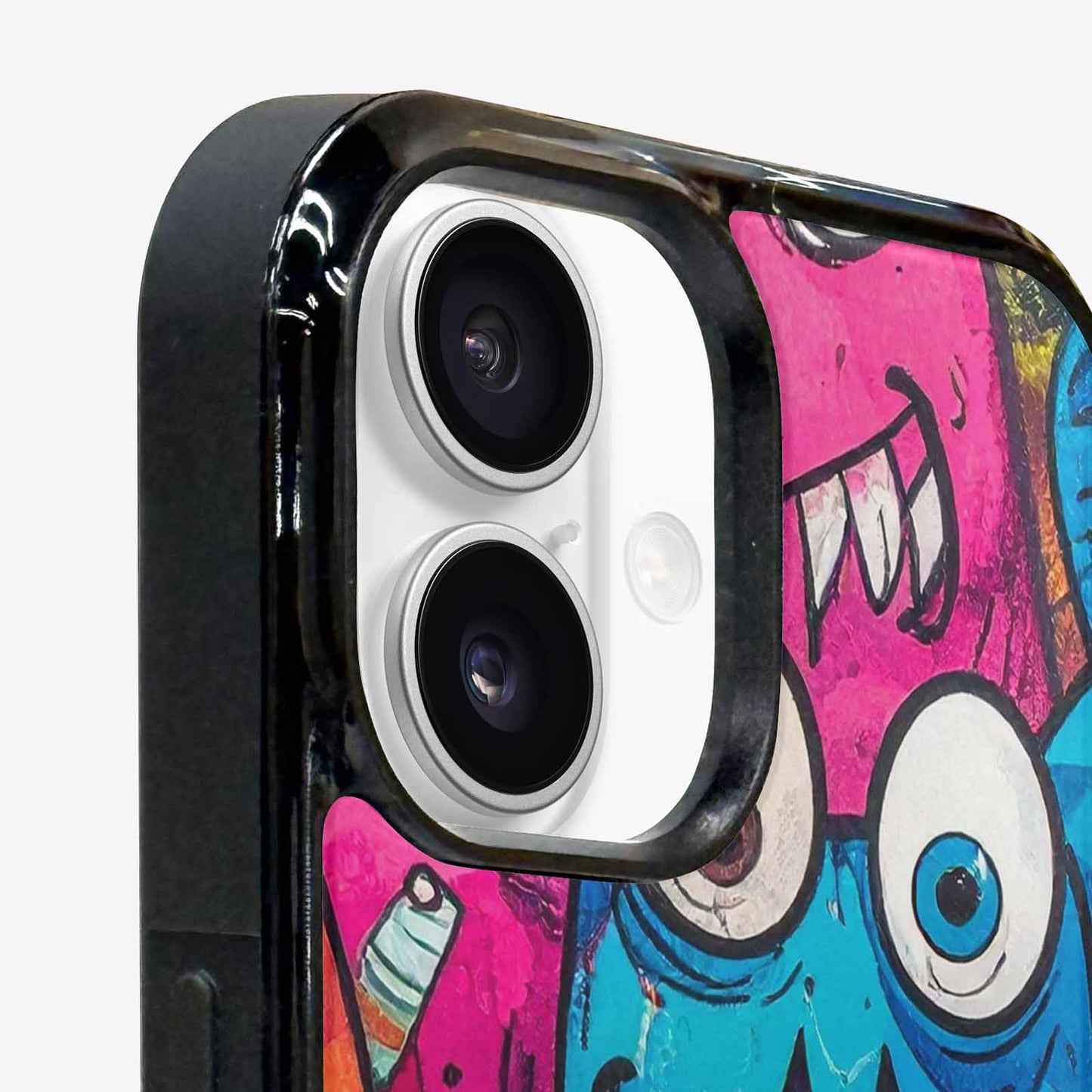 iPhone 16 Case — Goofy Cartoon Monster, Custom Print Case Cover