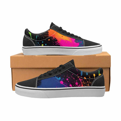 MEN'S Paint Splatter Canvas Lace-Up Aesthetic Shoes