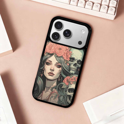 iPhone 17 Pro Case — Skull Dark Art Gothic Print Gothic, Custom Print Case Cover