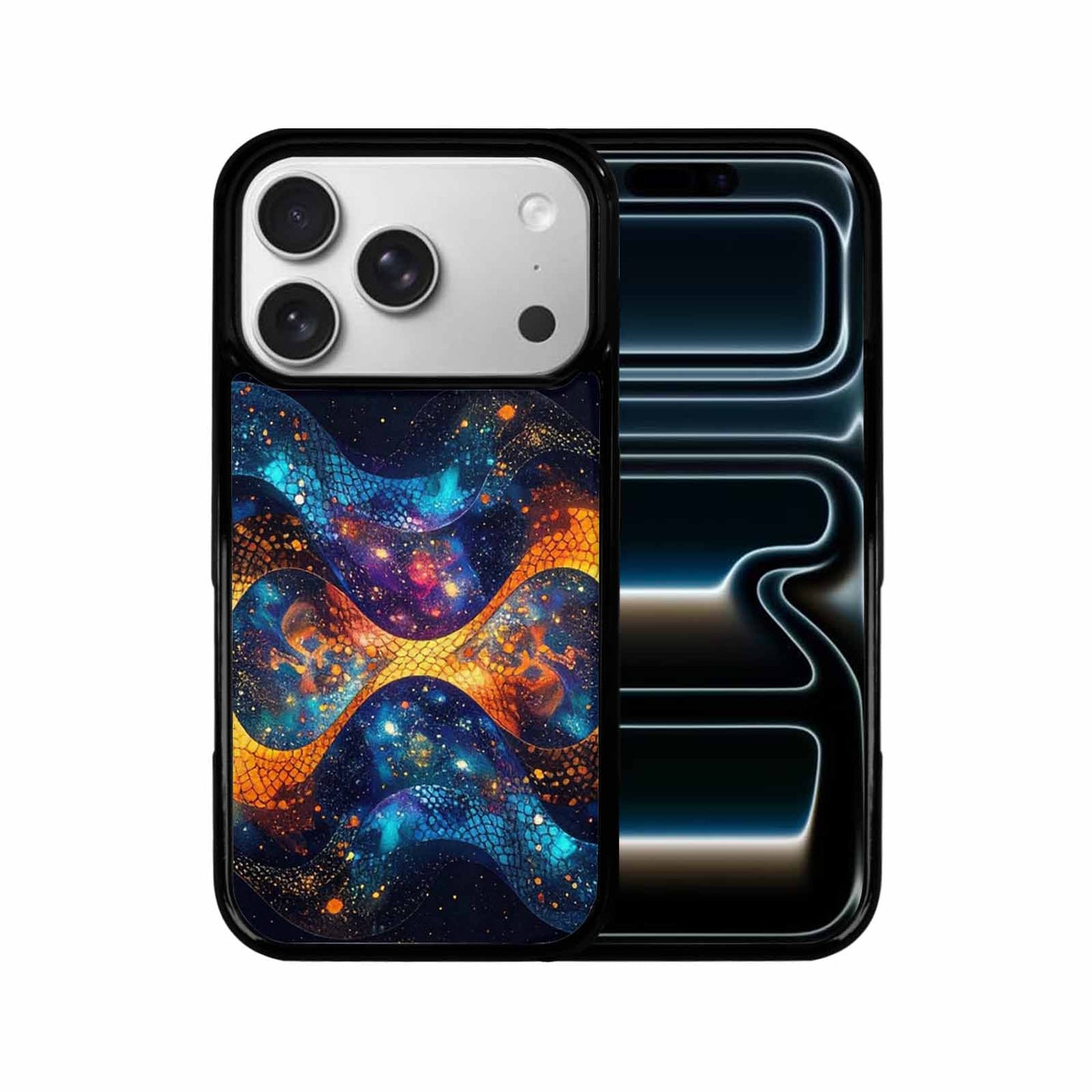 iPhone 17 Pro Case — Snake Print Galaxy Seamless Pattern Animal, Custom Print Case Cover