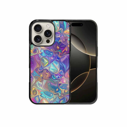 iPhone 16 Pro Case — Holographic Iridescent Shimmer Pattern Hundreds Of, Unique Phone Case Design