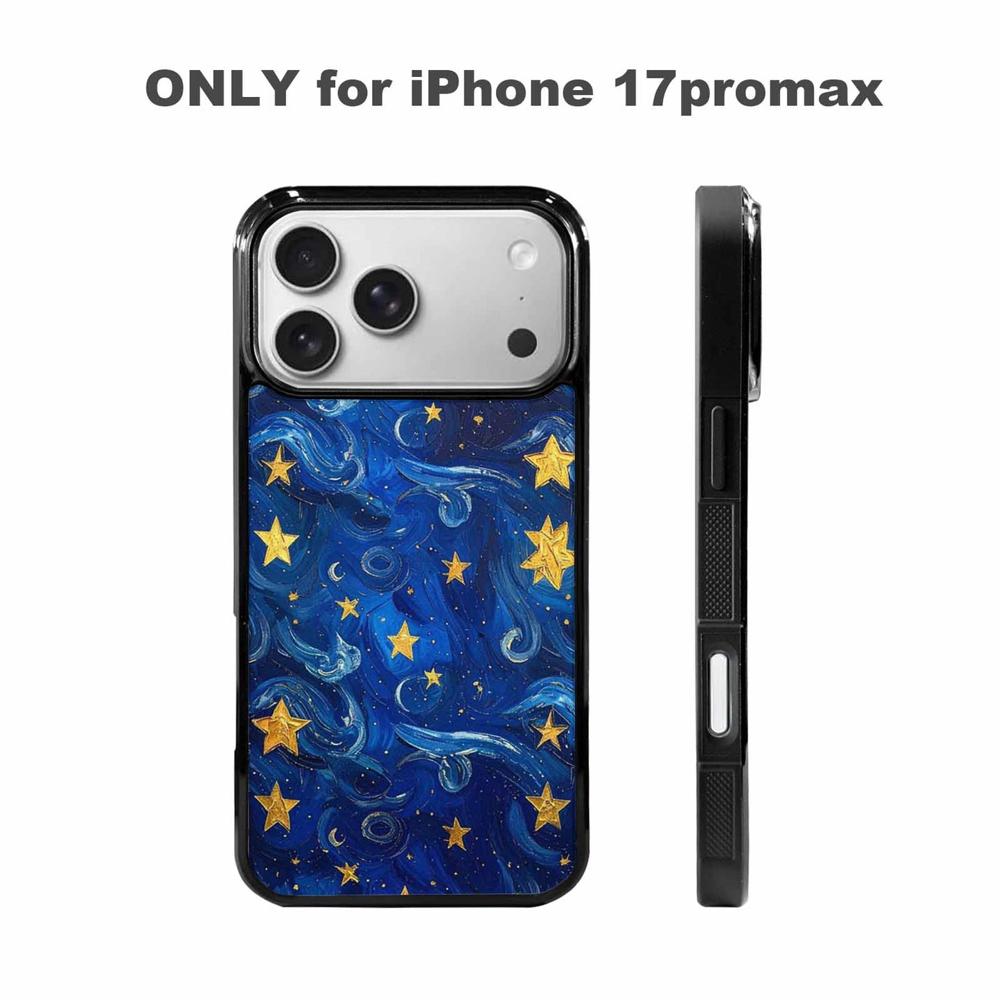 iPhone 17 Pro Max Case — Starry Night Galaxy Space, Custom Made Phone Cover