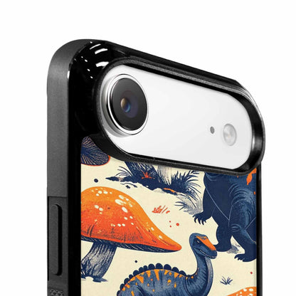 iPhone 17 Air Case — Vintage Dinosaurs Mushroom Retro Vintage, Custom Designed Case Cover