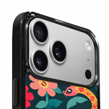 iPhone 17 Pro Max Case — Snakes Print Floral Seamless Floral, Custom Made Phone Cover