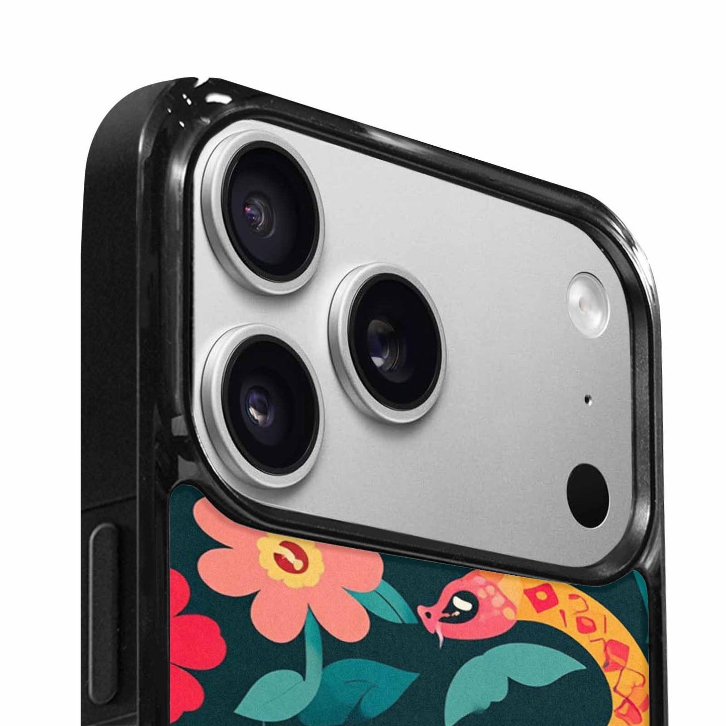 iPhone 17 Pro Max Case — Snakes Print Floral Seamless Floral, Unique Phone Case Design