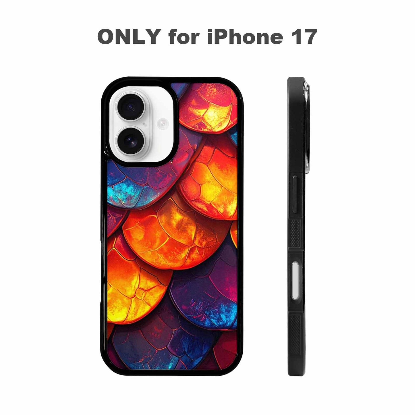 iPhone 17 Case — Snake Print Dark Seamless Animal Print, Custom Phone Case
