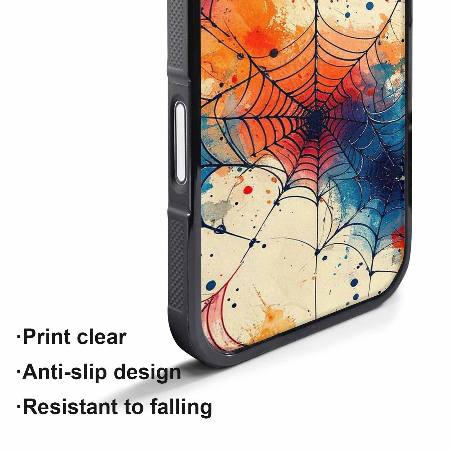 iPhone 17 Pro Max Case — Foil Fantasy Spider Original Art, Original Design Phone Case