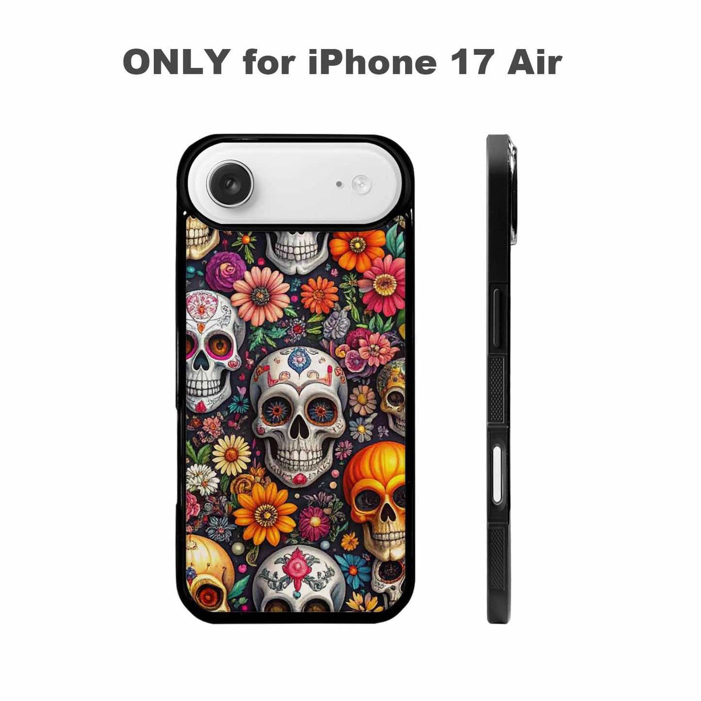 iPhone 17 Air Case — Greyscale Black And White Dark Gothic, Personalized Phone Case