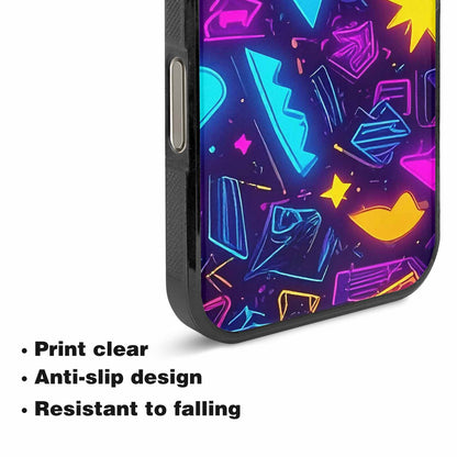 iPhone 16 Pro Max Case — 80s Retro Motif 80s Retro Motifs, Personalized Phone Case