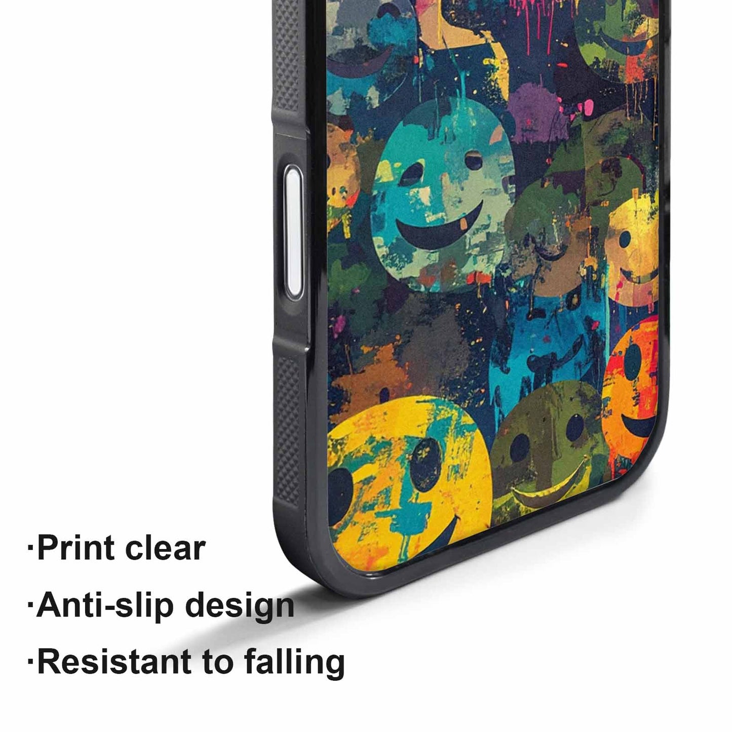 iPhone 17 Air Case — Smiley Faces Camosmiley Faces Gd7 Camo, Personalized Phone Case