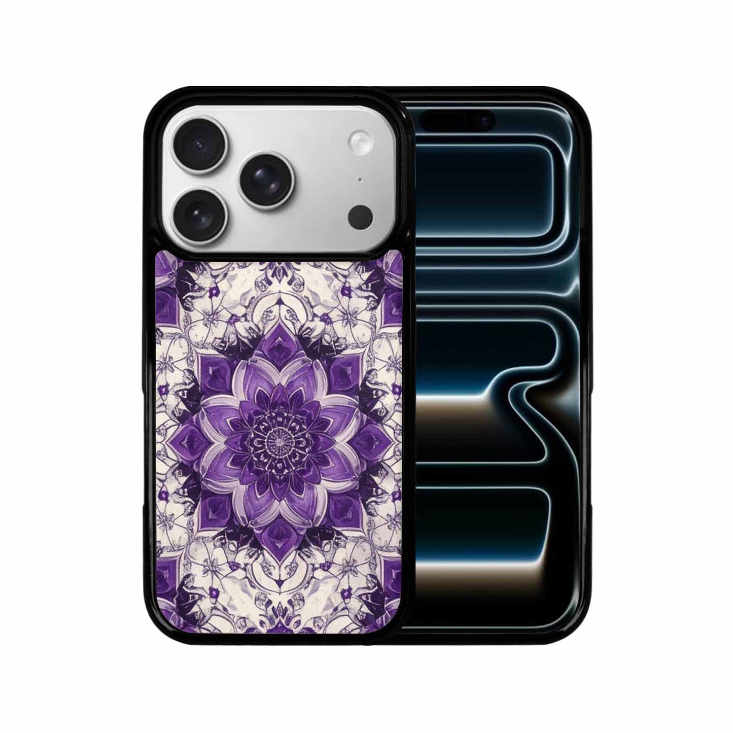iPhone 17 Pro Case — Small Mandala Pattern Randomly Varying Floral, Personalized Phone Case