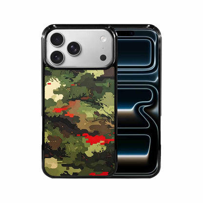 iPhone 17 Pro Max Case — Small Military Camouflage Blotch Camo, Custom Phone Case