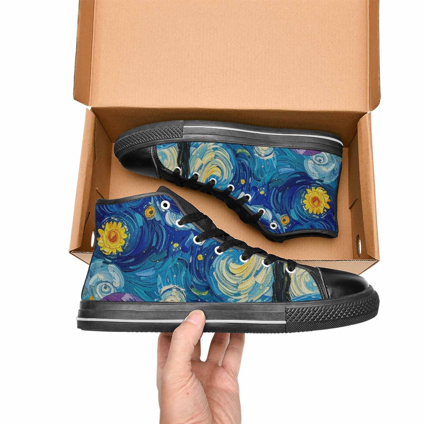 WOMEN'S Blend All Versions High Top Canvas Cottagecore Shoes