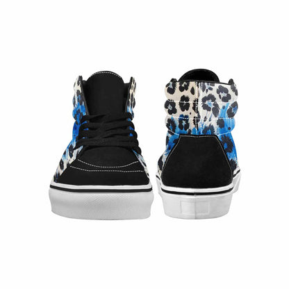 MEN'S Animal Print High Top Canvas Wallpaper Art Sneakers