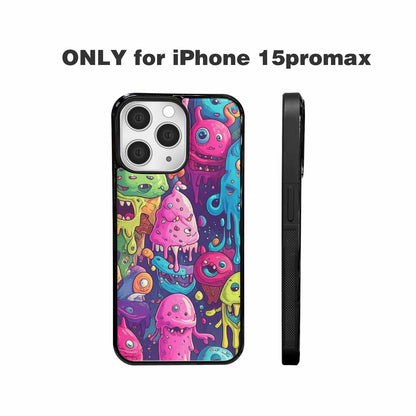 iPhone 15 Pro Max Case — Melting Ice Cream Monster Charac, Unique Phone Case Design