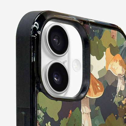 iPhone 16 Plus Case — Mushrooms Camomushrooms Patter 9y1, Custom Made Phone Cover