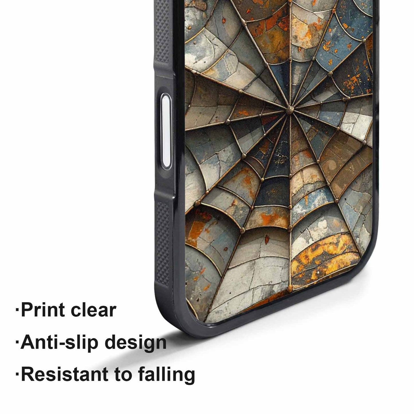 iPhone 17 Air Case — Foil Galaxy Art Spider Galaxy Space, Customized Protective Case