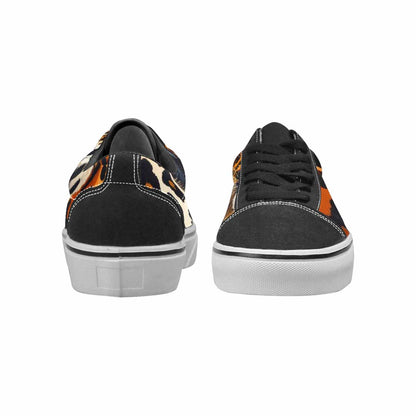 WOMEN'S Animal Print Canvas Lace-Up Cottagecore Custom Sneakers