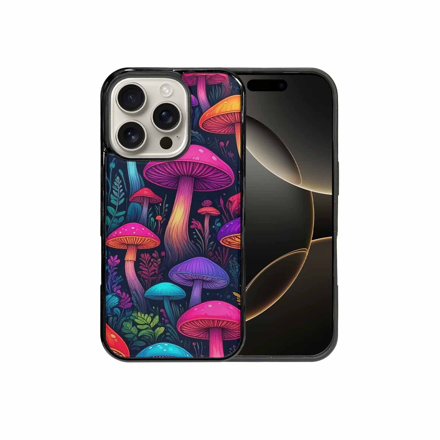 iPhone 16 Pro Case — Psychedelic Mushroom, Custom Made Phone Cover