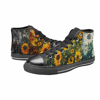 MEN'S Blend Melt Them High Top Canvas Dark Academia Sneakers