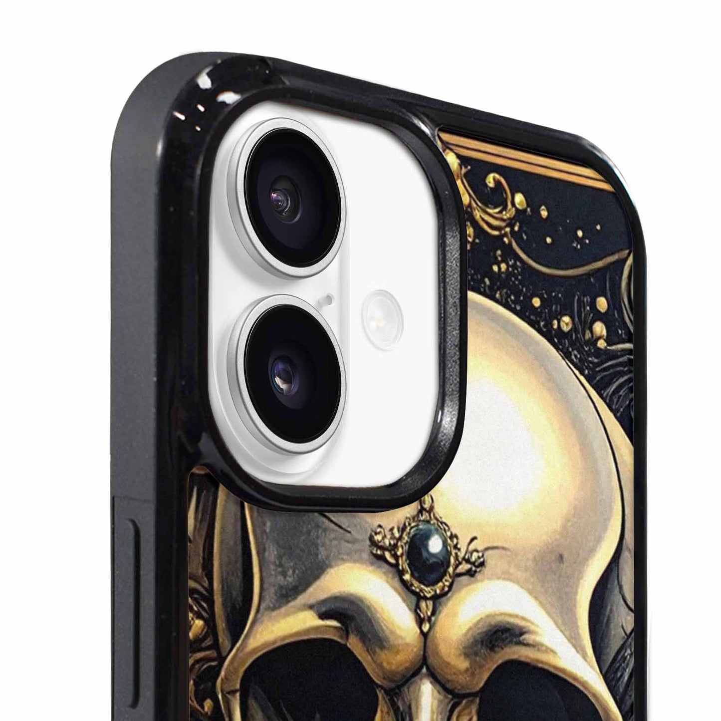 iPhone 17 Case — Skull Dark Art Gothic Print Gothic, Custom Made Phone Cover