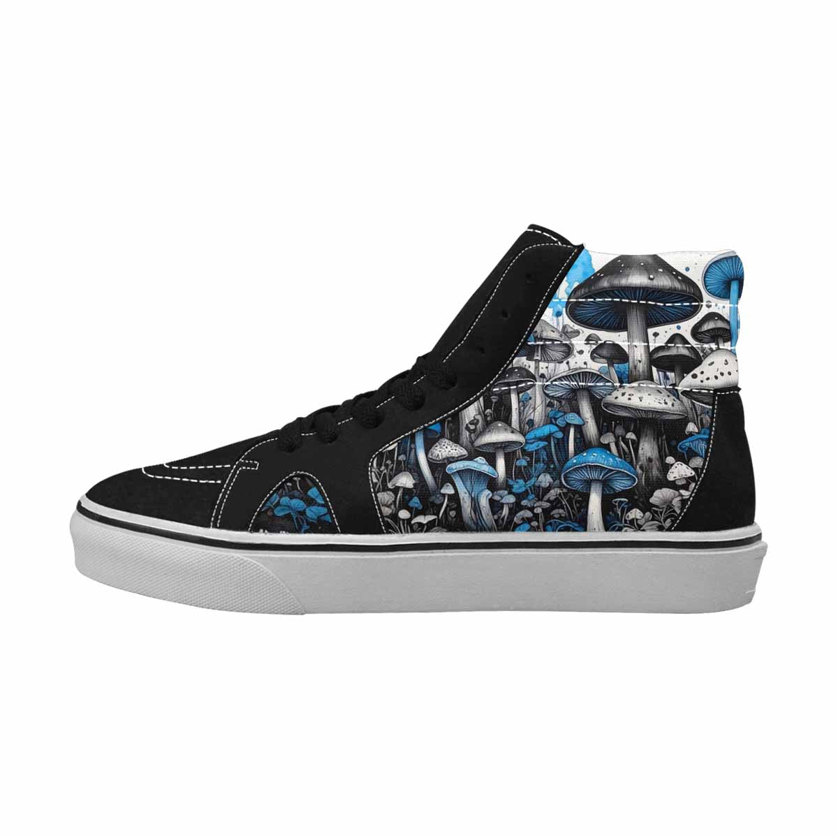 MEN'S Mushrooms (general) High Top Canvas Neon Fantasy Shoes
