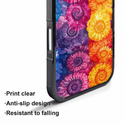 iPhone 17 Pro Case — Small Tie Dye Swirl Pattern Tie, Custom Printed Phone Case