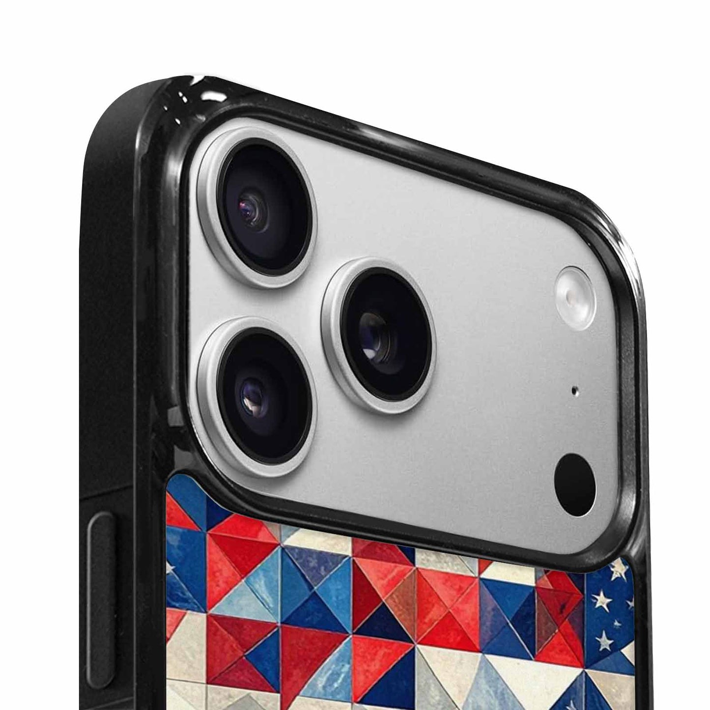 iPhone 17 Pro Case — Small American Flag Stars And Galaxy, Custom Phone Case