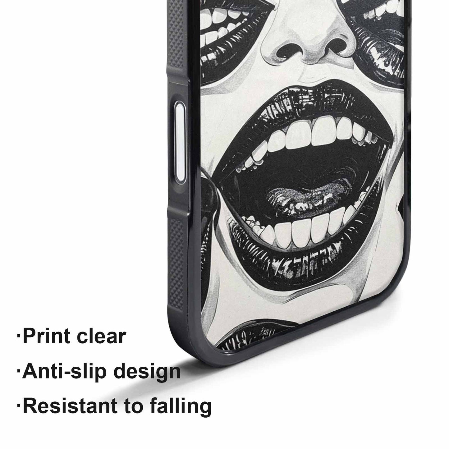 iPhone 17 Pro Max Case — Googly Cartoon Mouths Cartoon Cute, Custom Made Phone Cover