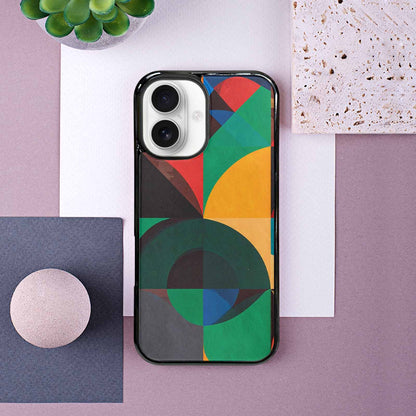 iPhone 16 Case — 1990s Memphis Art Pattern, Custom Phone Case