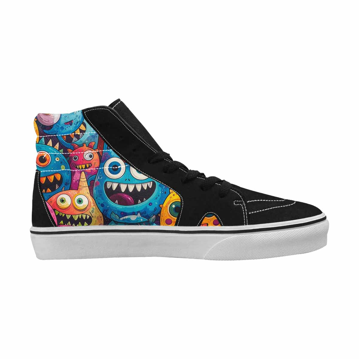 WOMEN'S Goofy Cartoon Monster High Top Canvas Y2K Shoes