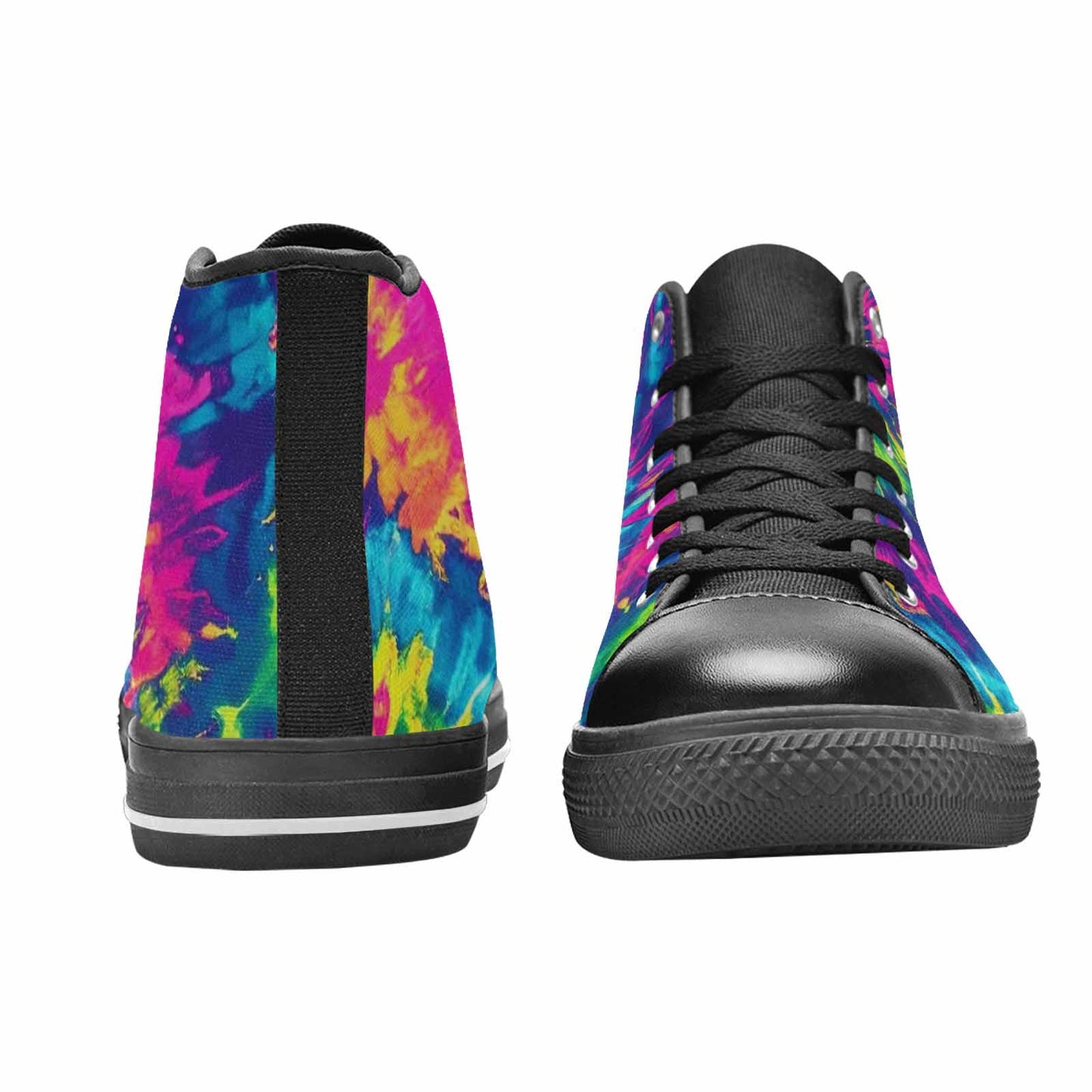 MEN'S Tie Dye - High Top Canvas Vivid Shoes
