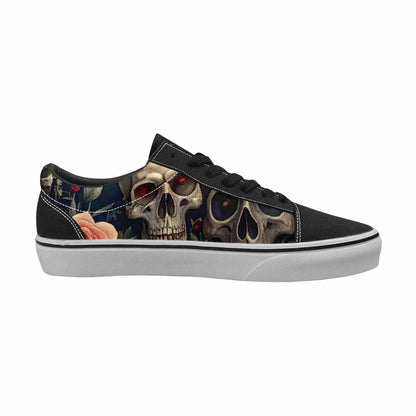 MEN'S Skulls - Roses Canvas Lace-Up Aesthetic Shoes