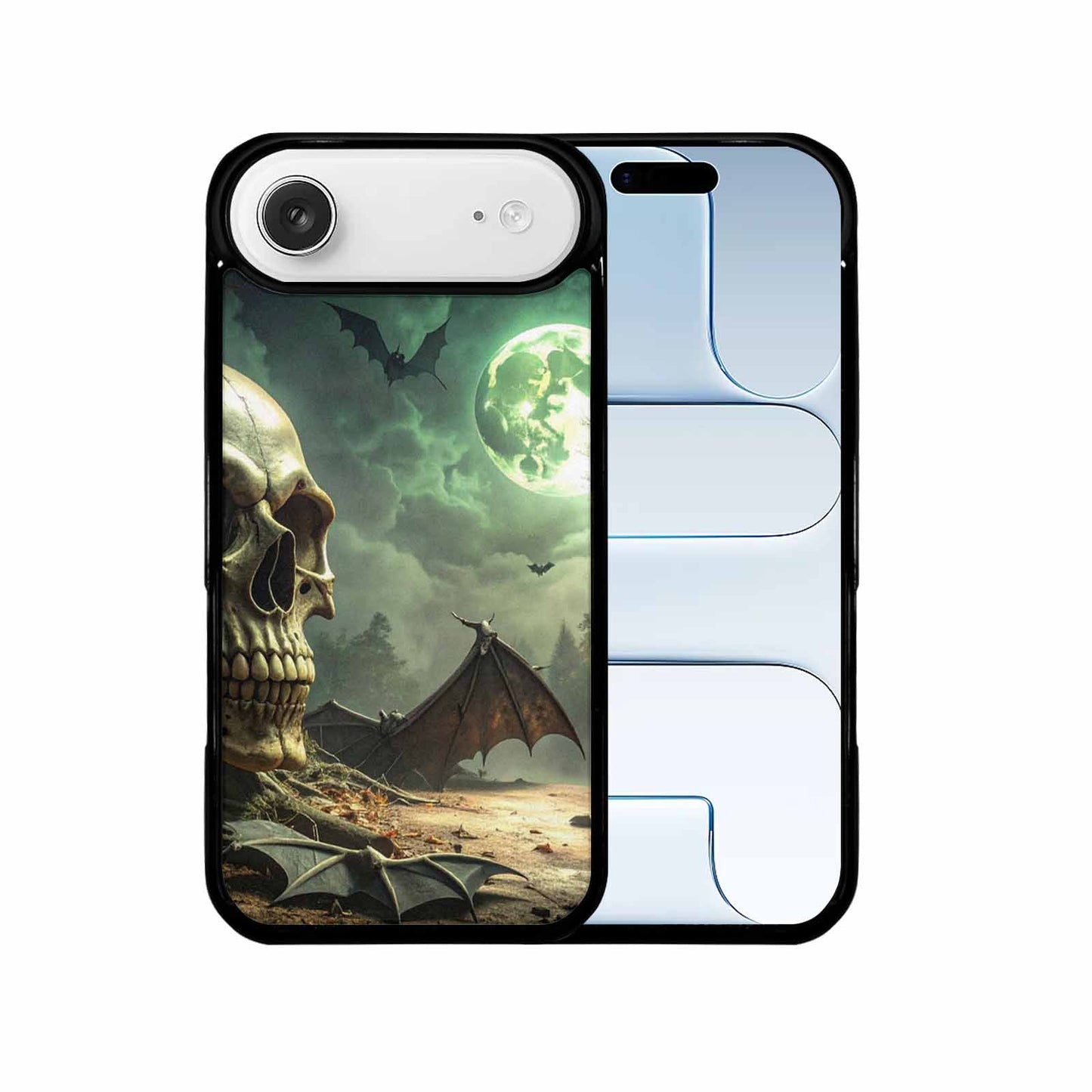 iPhone 17 Air Case — Skull Dark Art Gothic Print Gothic, Custom Printed Phone Case