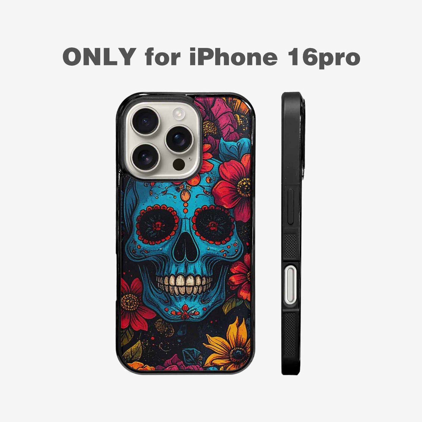 iPhone 16 Pro Case — Skulls, Custom Phone Case