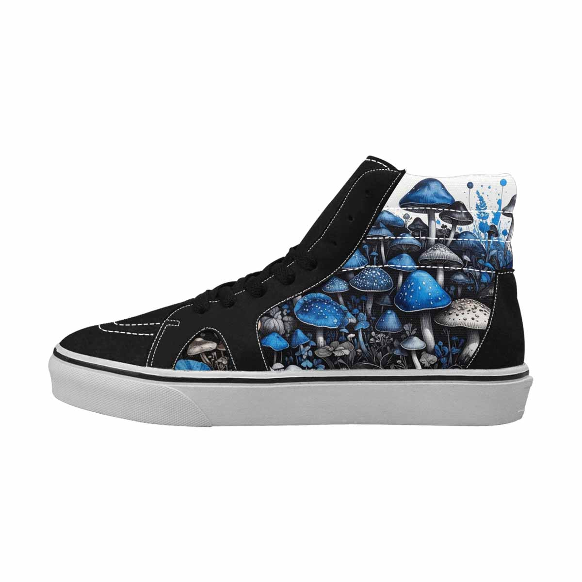 MEN'S Mushrooms (general) High Top Canvas Vivid Custom Sneakers