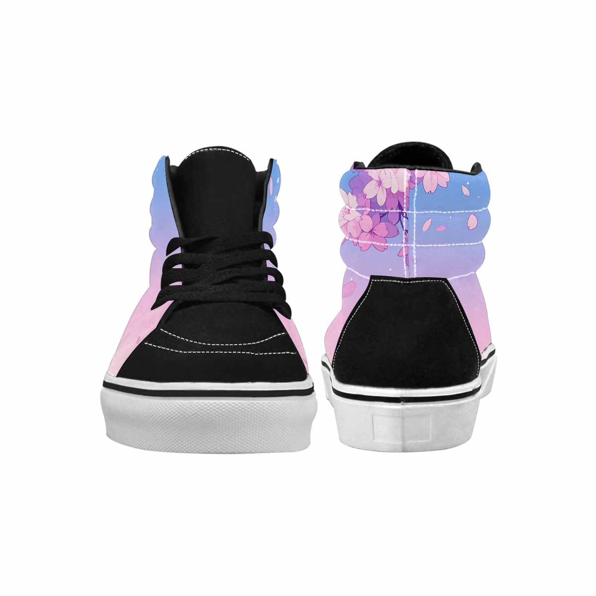 MEN'S Anime Cherry Blossom High Top Canvas Dark Academia Custom Sneakers